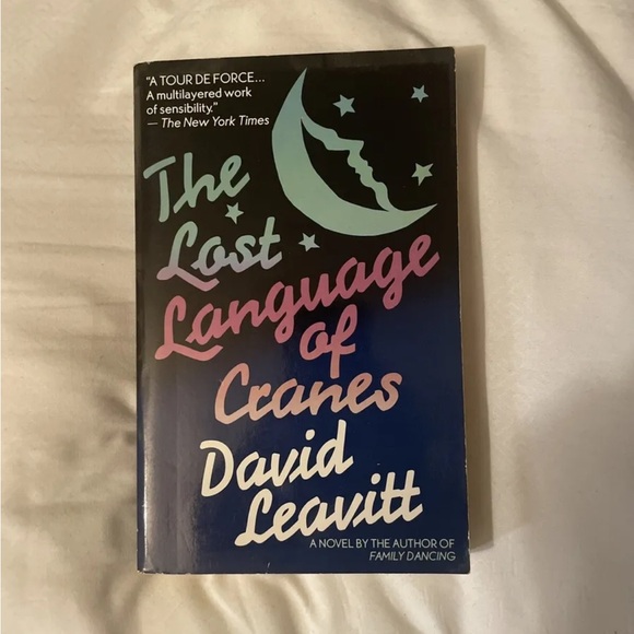 Paperback book trade edition lost language of cranes gay fiction great book - Picture 1 of 3